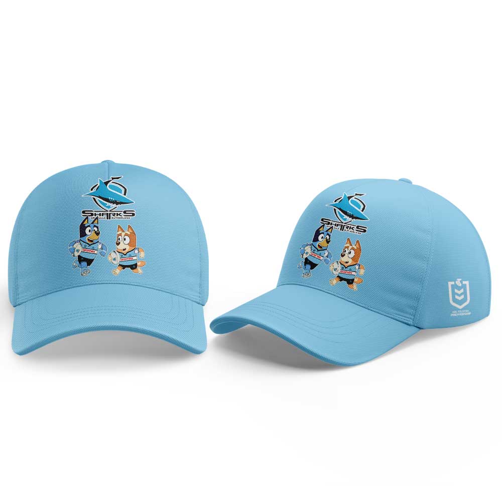Cronulla-Sutherland Sharks NRL x Bluey and Bingo 2025 Hoodie Set Cronulla-Sutherland Sharks NRL x Bluey and Bingo 2025 Hoodie Set