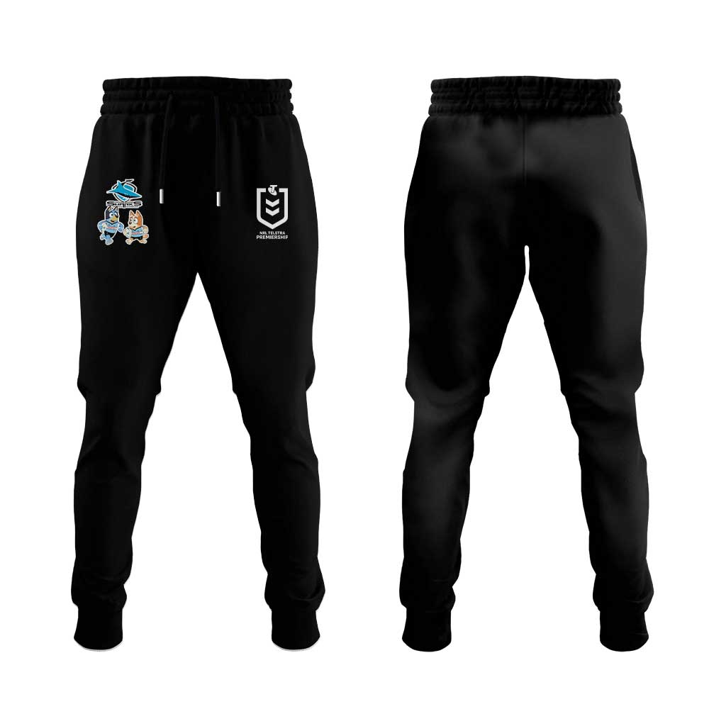 Cronulla-Sutherland Sharks NRL x Bluey and Bingo 2025 Hoodie Set Cronulla-Sutherland Sharks NRL x Bluey and Bingo 2025 Hoodie Set