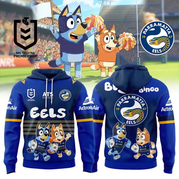 Parramatta Eels NRL x Bluey and Bingo 2025 Hoodie Set