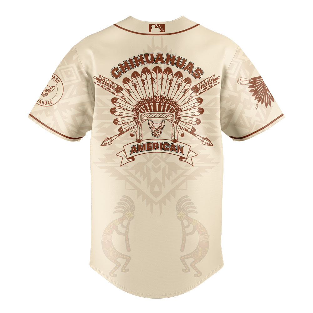 El Paso Chihuahuas Celebrating Native American Heritage Jersey 2025 El Paso Chihuahuas Celebrating Native American Heritage Jersey 2025