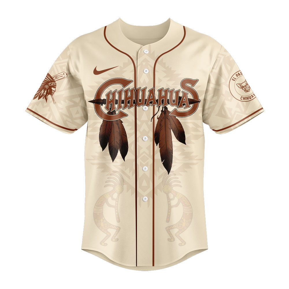 El Paso Chihuahuas Celebrating Native American Heritage Jersey 2025 El Paso Chihuahuas Celebrating Native American Heritage Jersey 2025