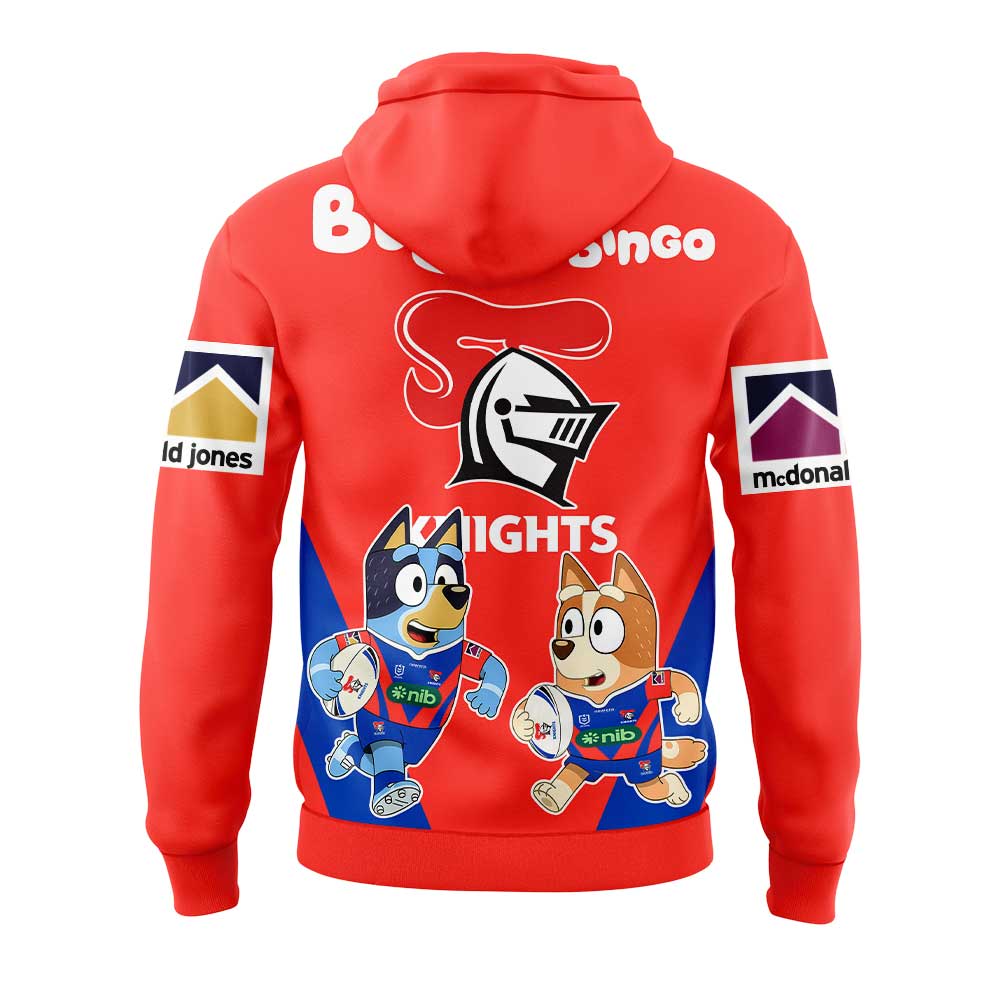 Newcastle Knights NRL x Bluey and Bingo 2025 Hoodie Set Newcastle Knights NRL x Bluey and Bingo 2025 Hoodie Set