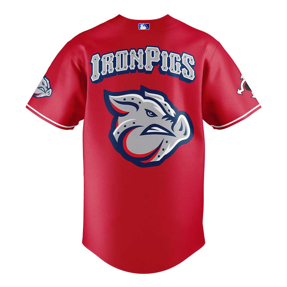 Lehigh Valley IronPigs Easton-themed Special Baseball Jersey Lehigh Valley IronPigs Easton-themed Special Baseball Jersey