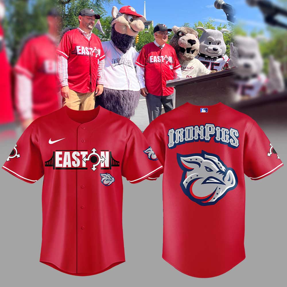 Lehigh Valley IronPigs Easton-themed Special Baseball Jersey Lehigh Valley IronPigs Easton-themed Special Baseball Jersey