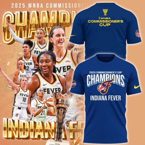 Indiana Fever 2025 Commissioner's Cup Champions Special Shirt