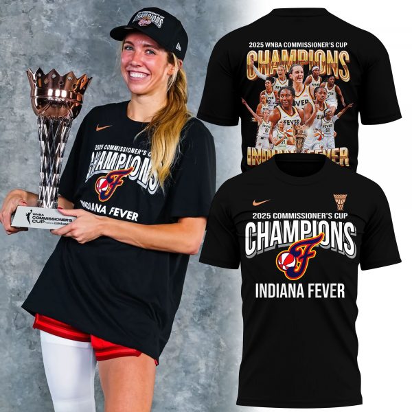 Indiana Fever 2025 Commissioner's Cup Champions Premium Shirt