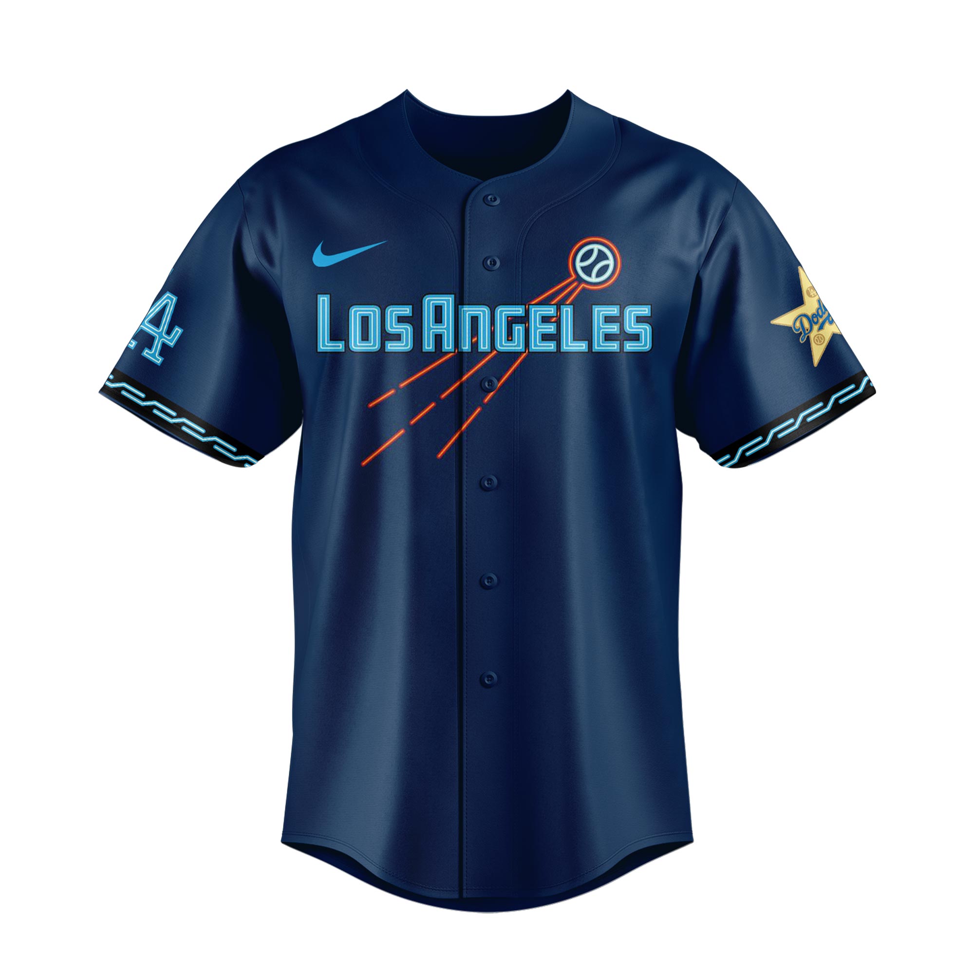 Los Angeles Dodgers "Hollywood City Connect" Concept Jersey & Hat Set Los Angeles Dodgers "Hollywood City Connect" Concept Jersey & Hat Set
