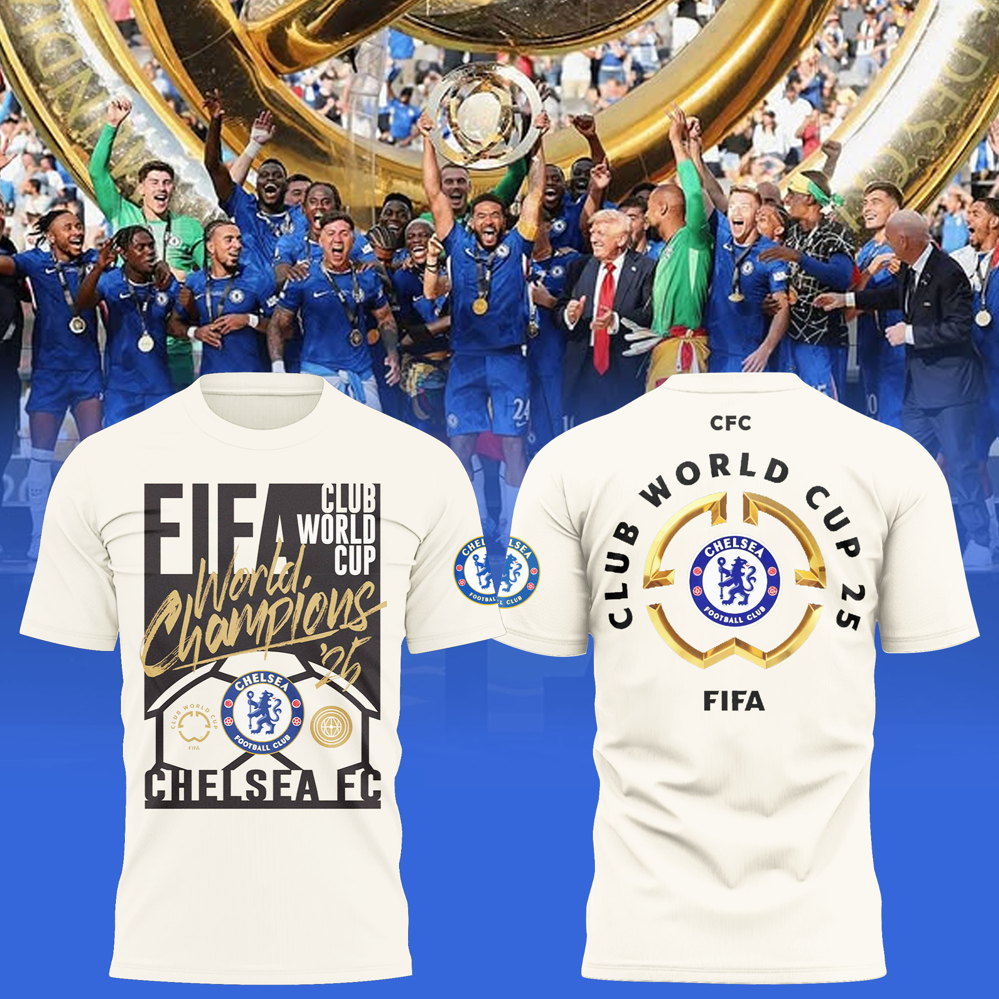 Chelsea FC Champions FIFA Club World Cup 2025 Shirt Chelsea FC Champions FIFA Club World Cup 2025 Shirt