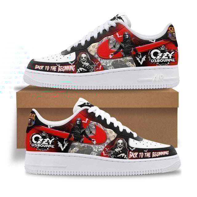 Ozzy Osbourne "Back to the Beginning" Air Force 1 Sneakers Ozzy Osbourne "Back to the Beginning" Air Force 1 Sneakers