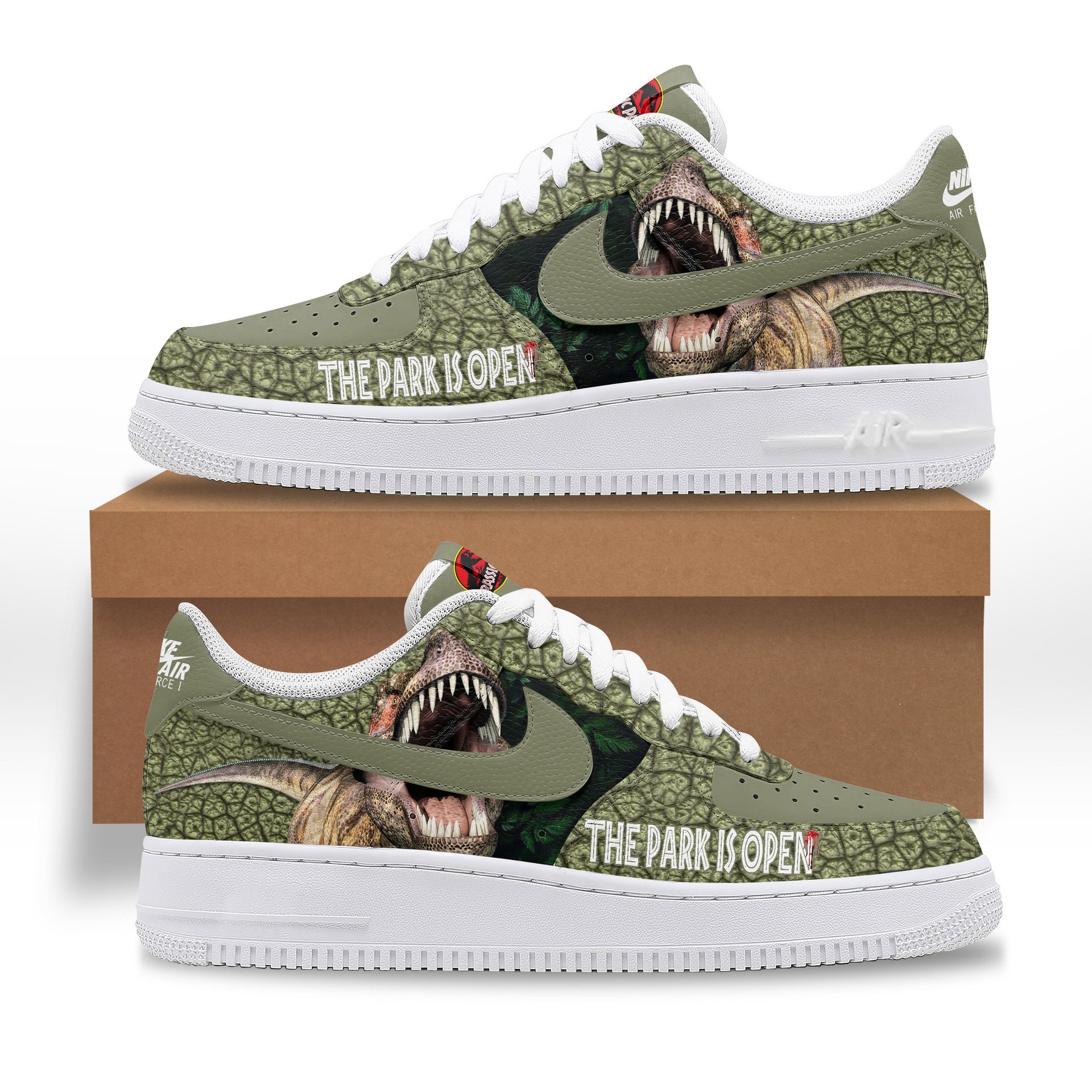 Jurassic Park The Park Is Open Premium Air Force 1 Jurassic Park The Park Is Open Premium Air Force 1