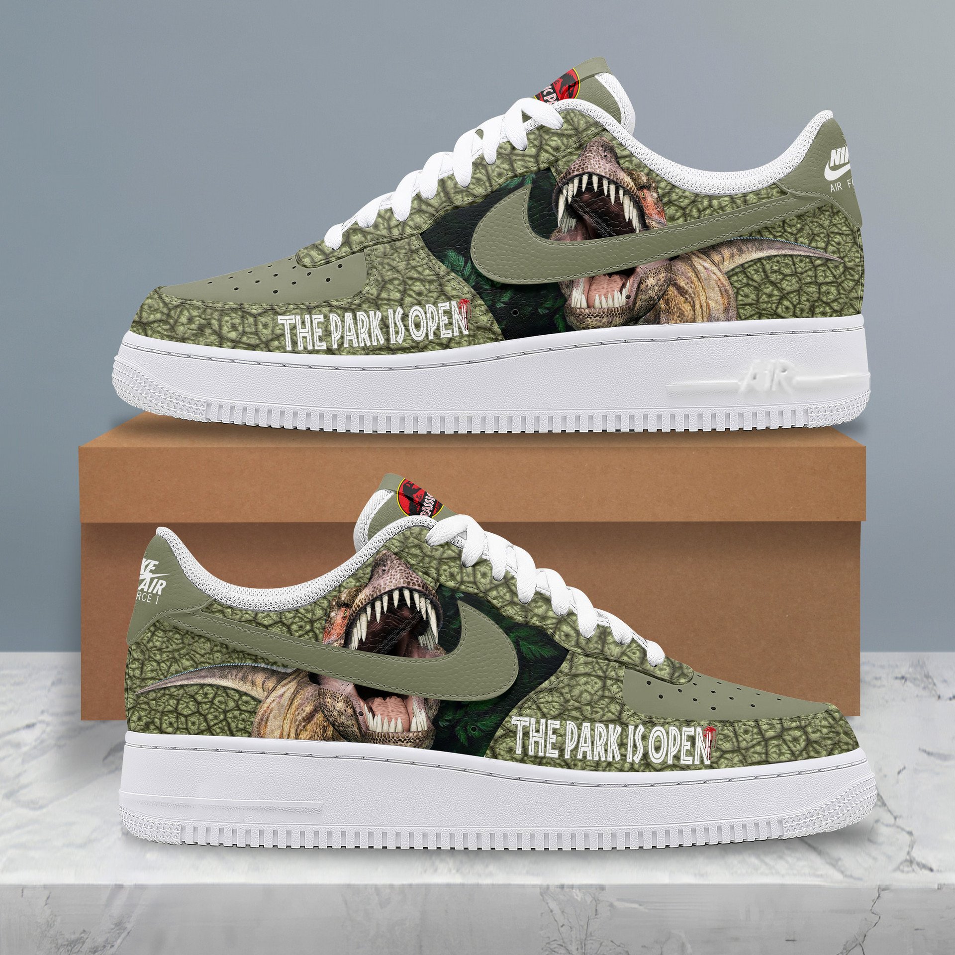 Jurassic Park The Park Is Open Premium Air Force 1 Jurassic Park The Park Is Open Premium Air Force 1