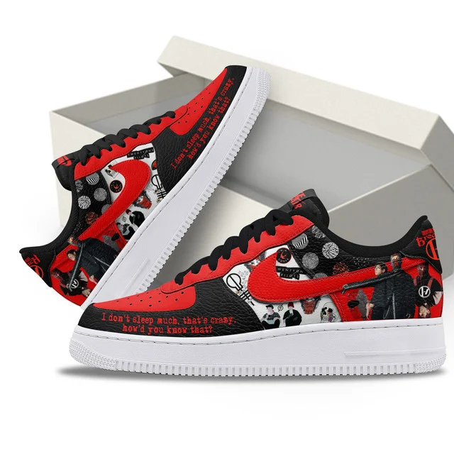 Twenty One Pilots "The Contract" Special Air Force 1 Sneaker Twenty One Pilots "The Contract" Special Air Force 1 Sneaker