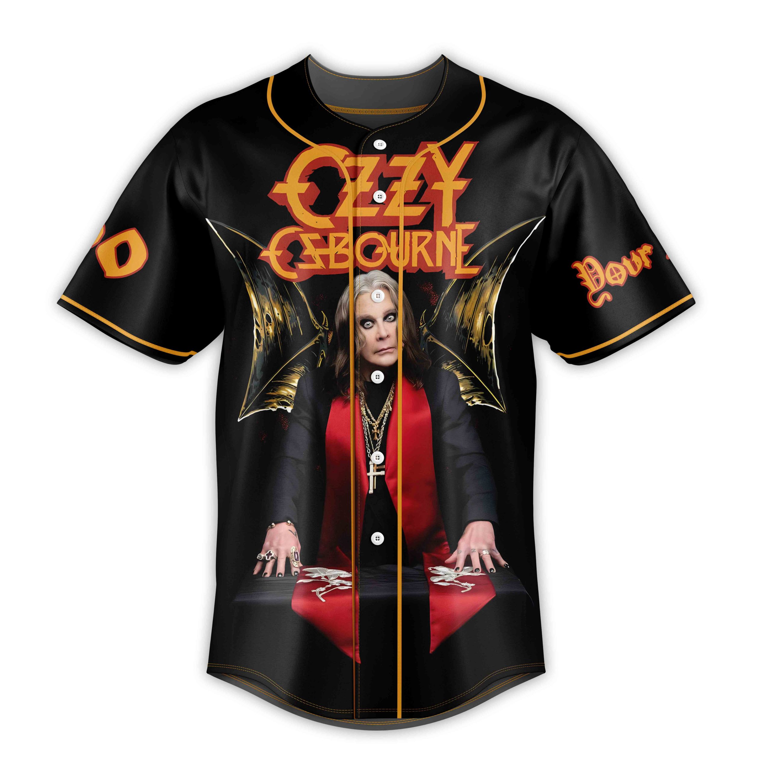Ozzy Osbourne The Prince Of Darkness Forever Limited Baseball Jersey Ozzy Osbourne The Prince Of Darkness Forever Limited Baseball Jersey