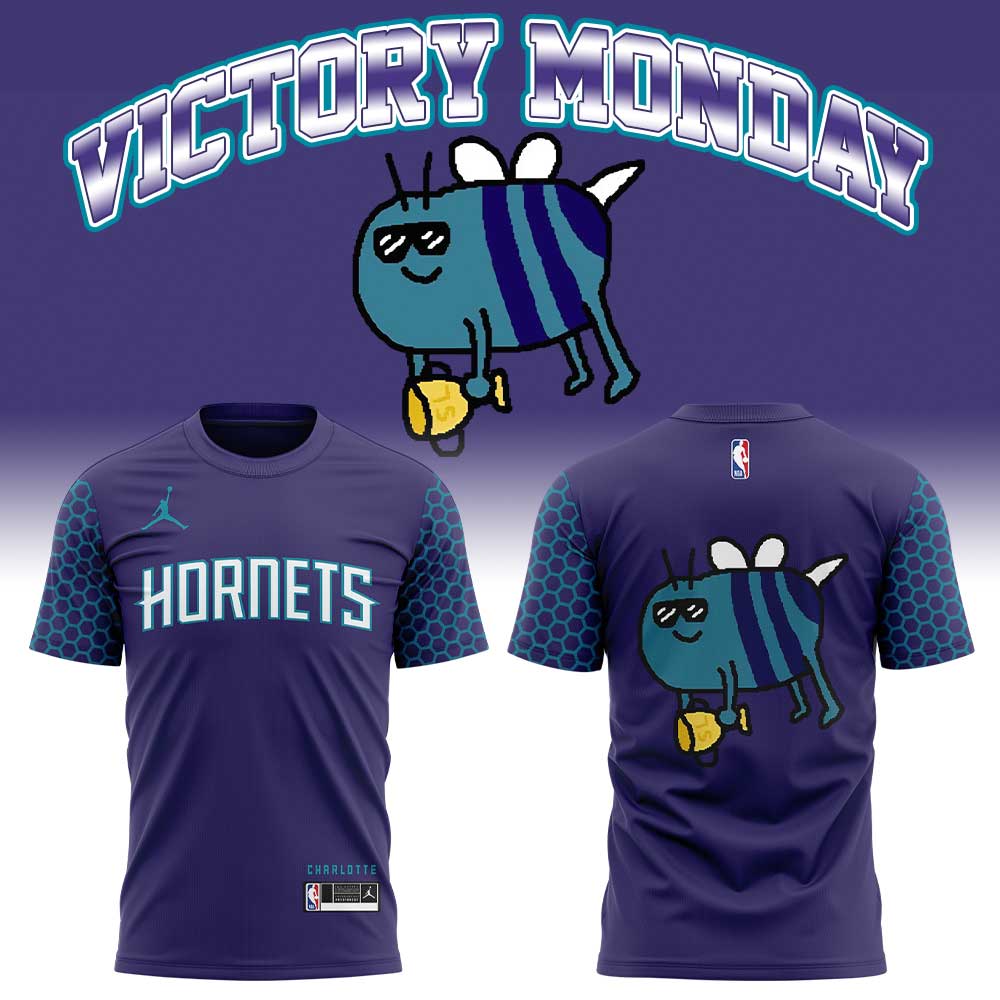 Charlotte Hornets Victory Monday Logo Shirt Charlotte Hornets Victory Monday Logo Shirt