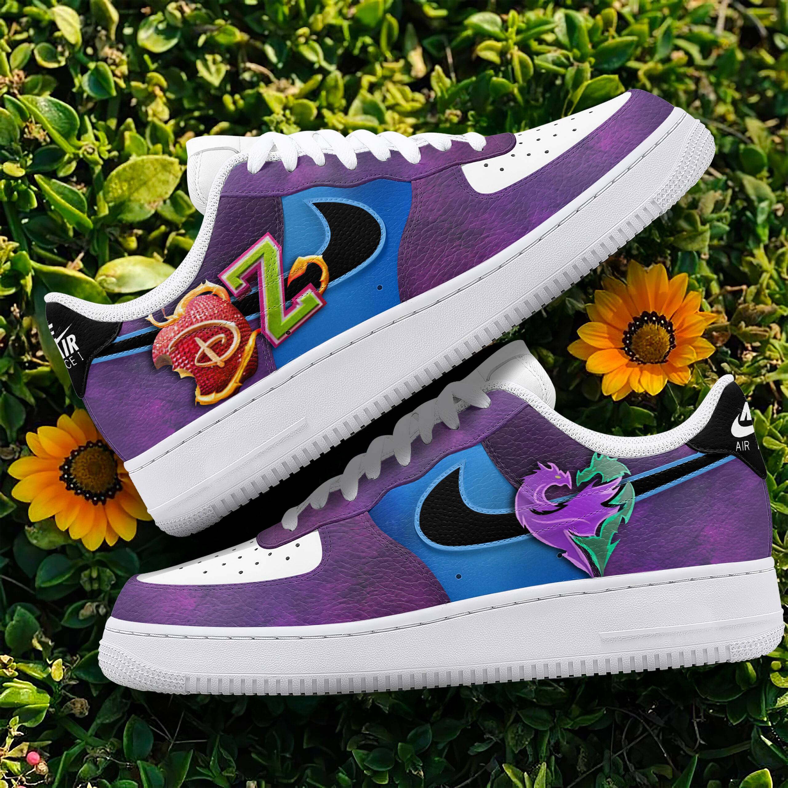 Descendants Zombies Worlds Collide Tour Disney Concerts Air Force 1 Sneakers Descendants Zombies Worlds Collide Tour Disney Concerts Air Force 1 Sneakers
