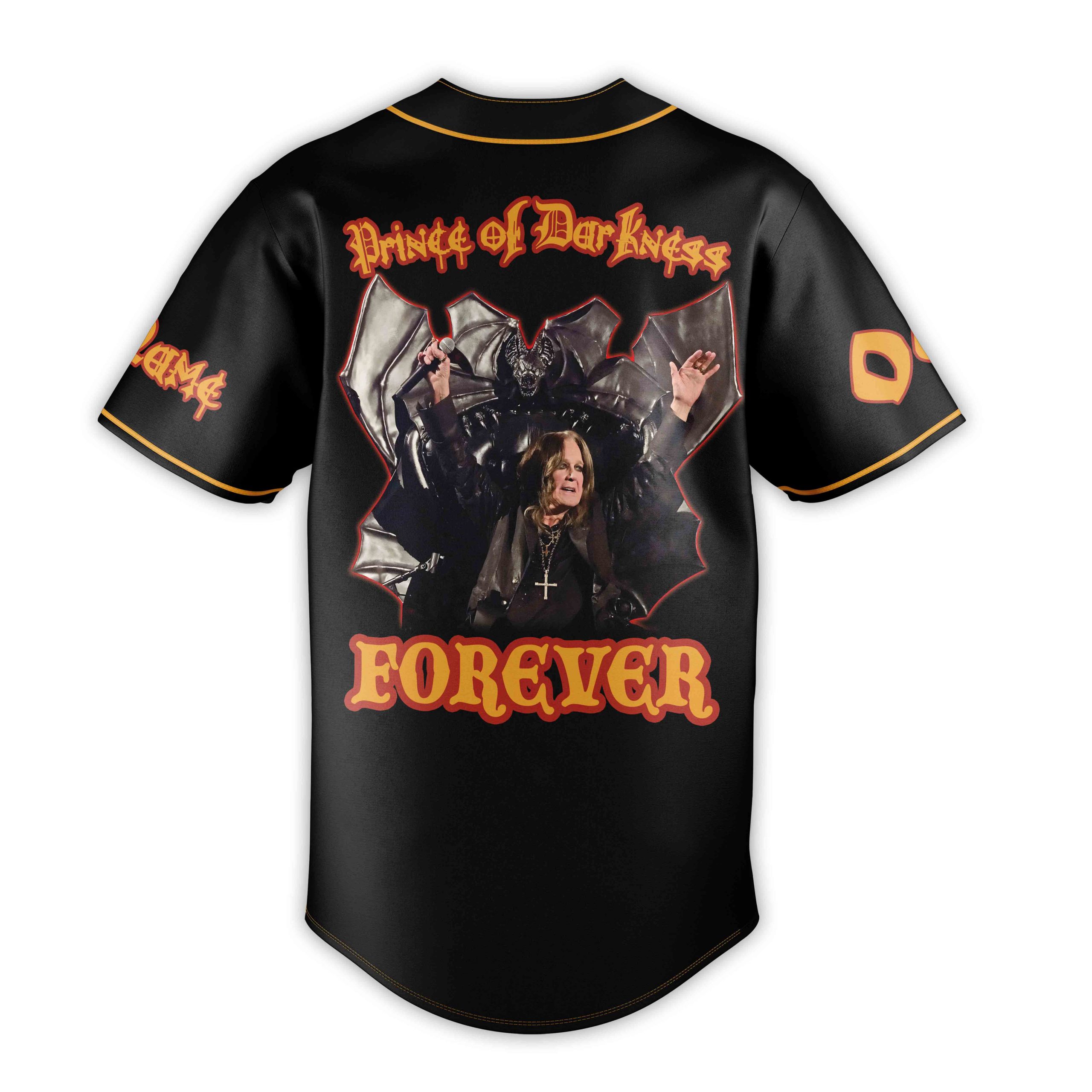 Ozzy Osbourne The Prince Of Darkness Forever Limited Baseball Jersey Ozzy Osbourne The Prince Of Darkness Forever Limited Baseball Jersey
