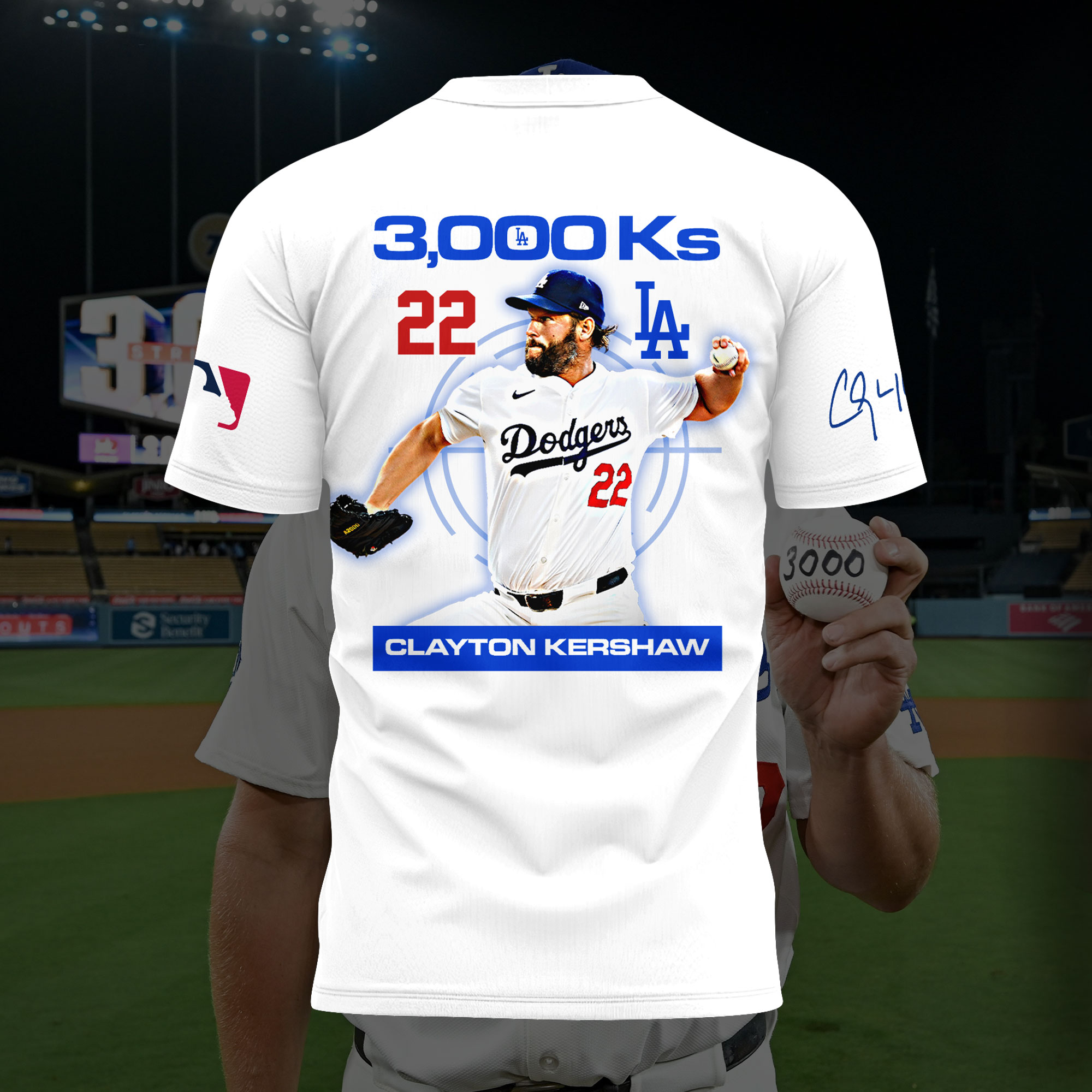 Los Angeles Dodgers x Clayton Kershaw 3000 Strikeouts Special Shirt Los Angeles Dodgers x Clayton Kershaw 3000 Strikeouts Special Shirt