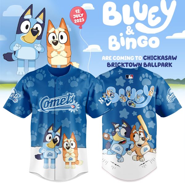 Oklahoma City Comets Bluey and Bingo 2025 Jersey