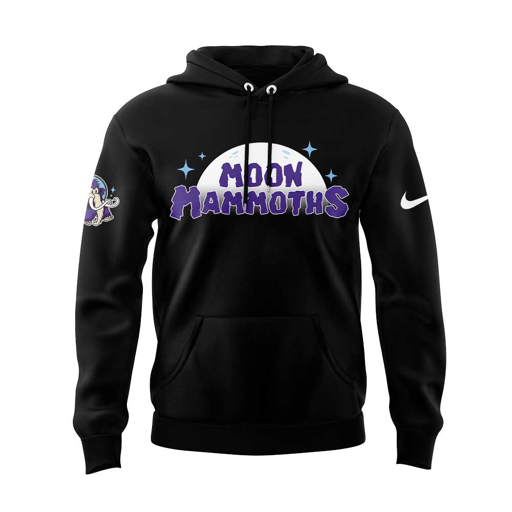 Limited Edition Erie Moon Mammoths Uniform Black Hoodie Limited Edition Erie Moon Mammoths Uniform Black Hoodie