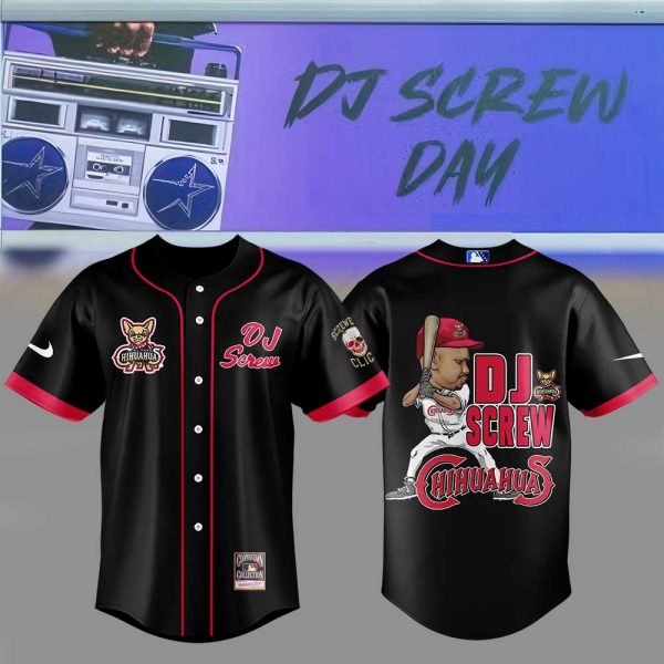 El Paso Chihuahuas x DJ Screw 2025 Special Baseball Jersey