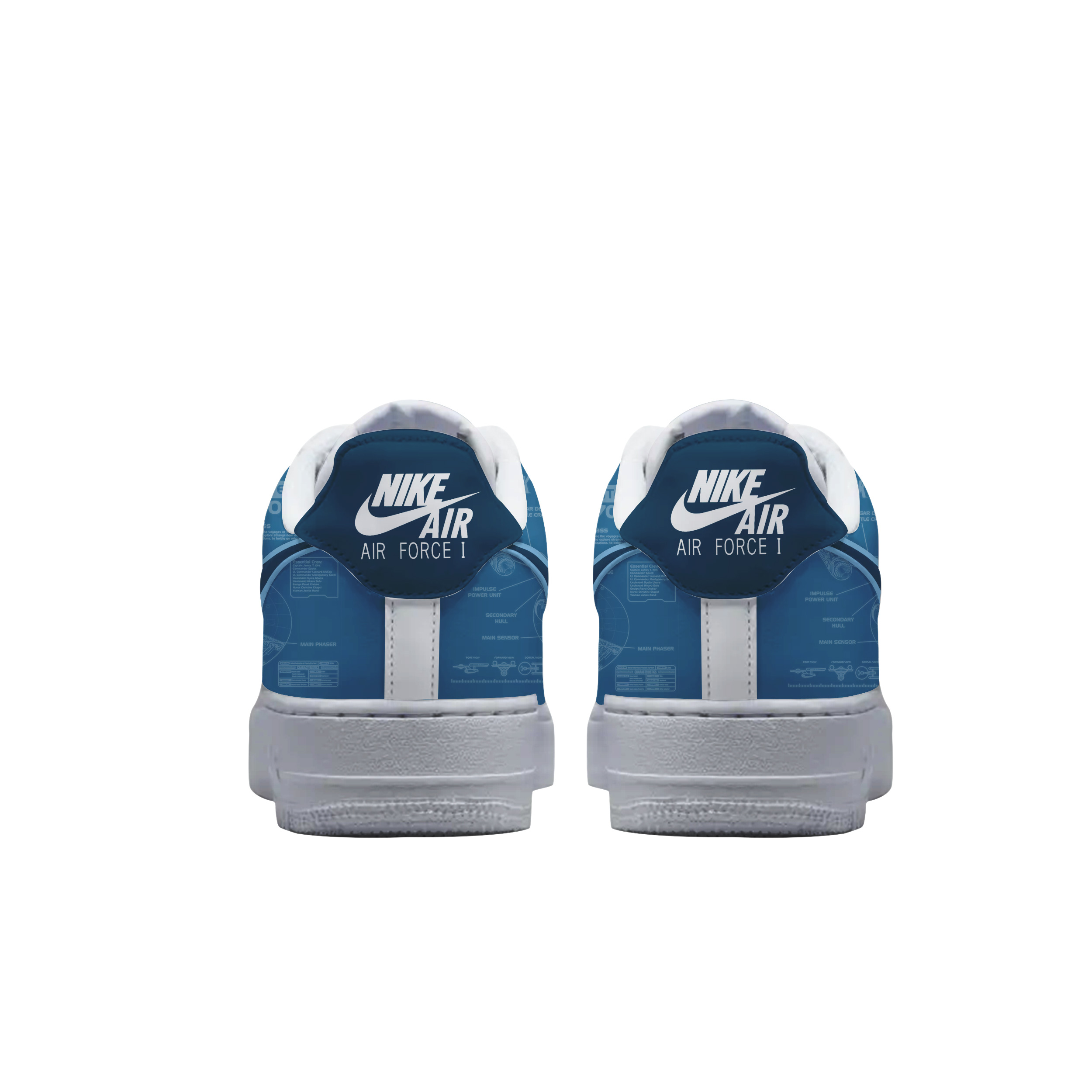 Star Trek USS Enterprise Special Air Force 1 Sneaker Star Trek USS Enterprise Special Air Force 1 Sneaker