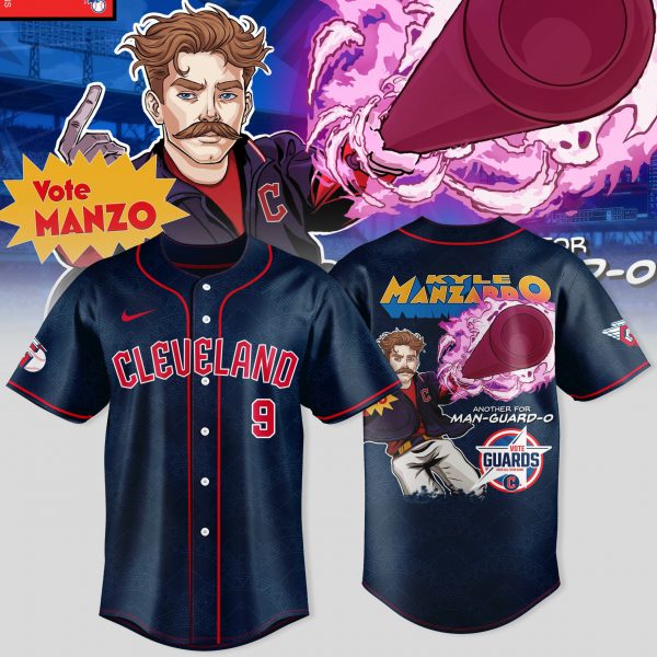 Cleveland Guardians x Guardian Power: All-Star Edition "Kyle Manzarro" Special Black Baseball Jersey