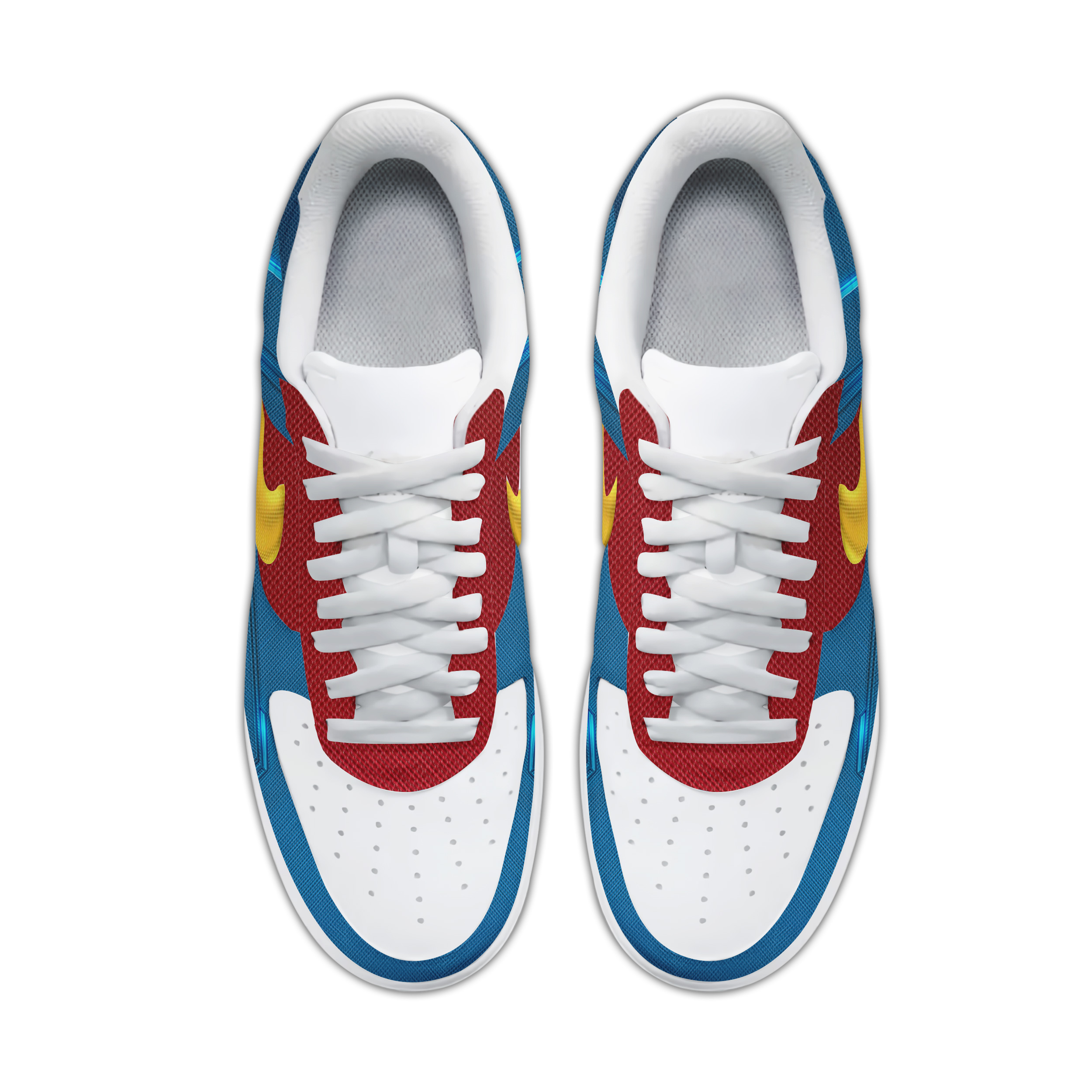 Superman Cosplay Limited Edition Air Force 1 Sneaker Superman Cosplay Limited Edition Air Force 1 Sneaker