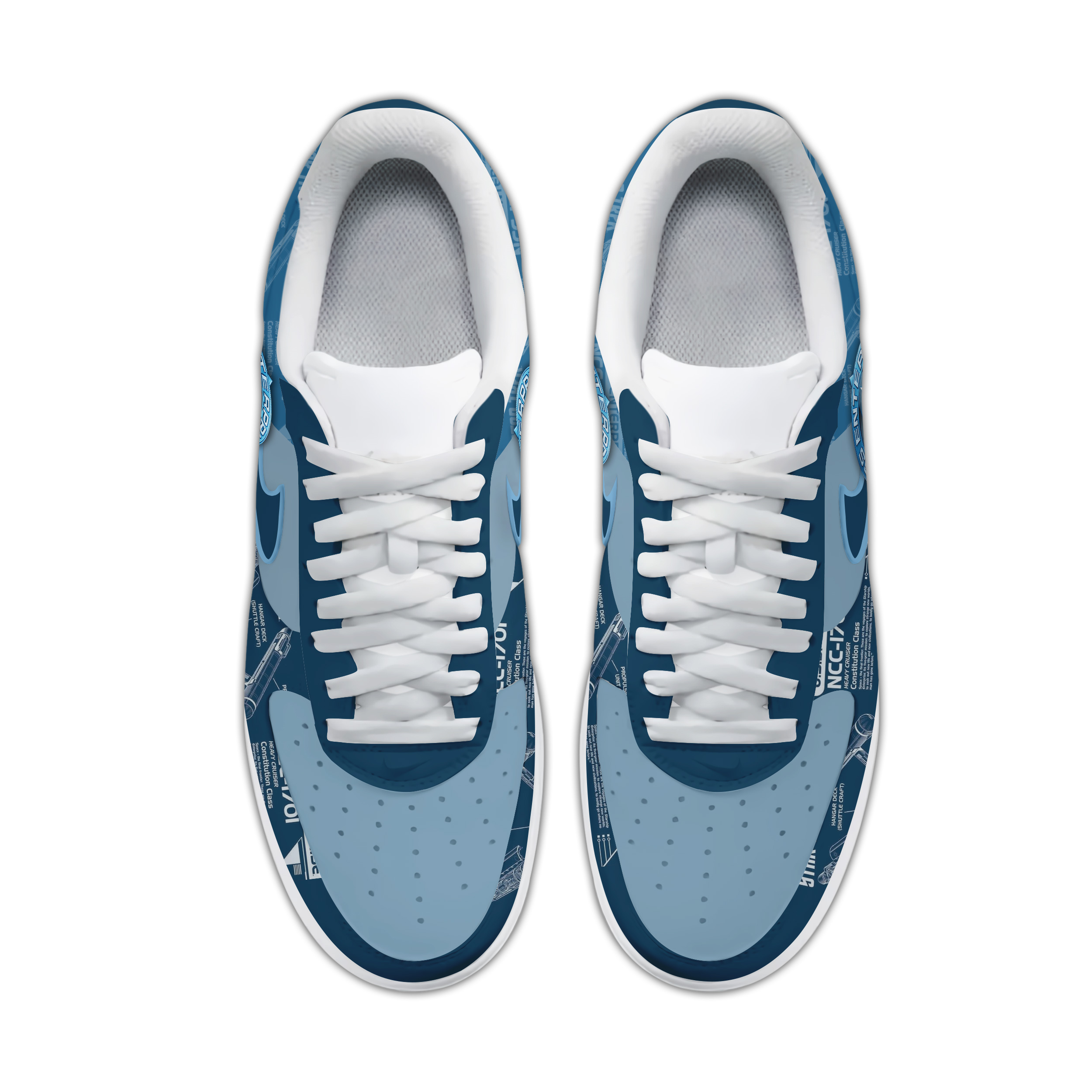 Star Trek USS Enterprise Special Air Force 1 Sneaker Star Trek USS Enterprise Special Air Force 1 Sneaker