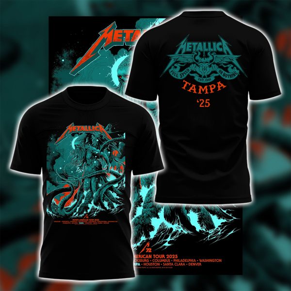 Limited Edition #M72Tampa Pop-up Black TShirt