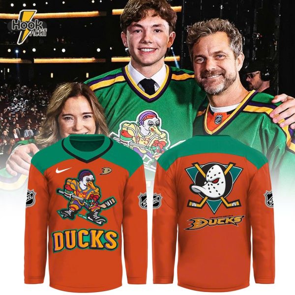Anaheim Ducks Quack Attack Retro Edition Special Hockey Jersey
