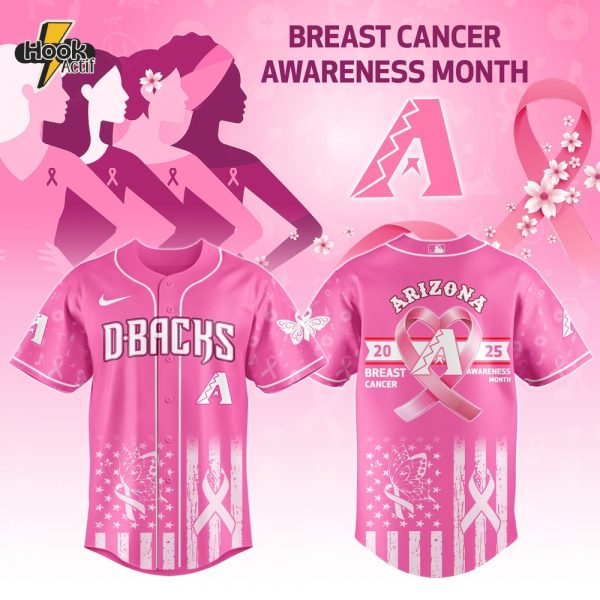 Arizona Diamondbacks MLB x Breast Cancer Awareness Month Jersey 2025