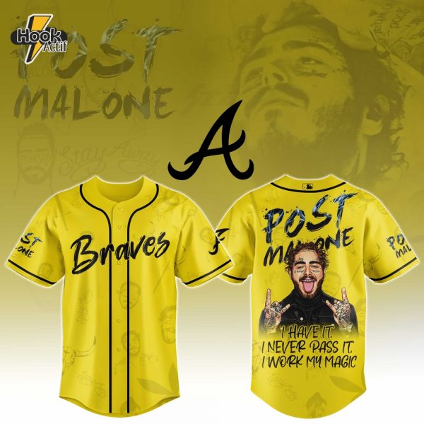 Atlanta Braves x Post Malone Tour Jersey 2025 Editions Limited Selling Out Fast