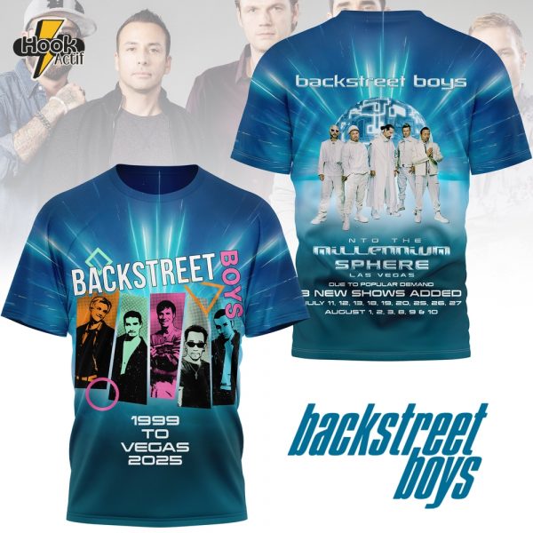 BackStreet Boys 1999 To Vegas 2025 Tour Limited Edition Shirt
