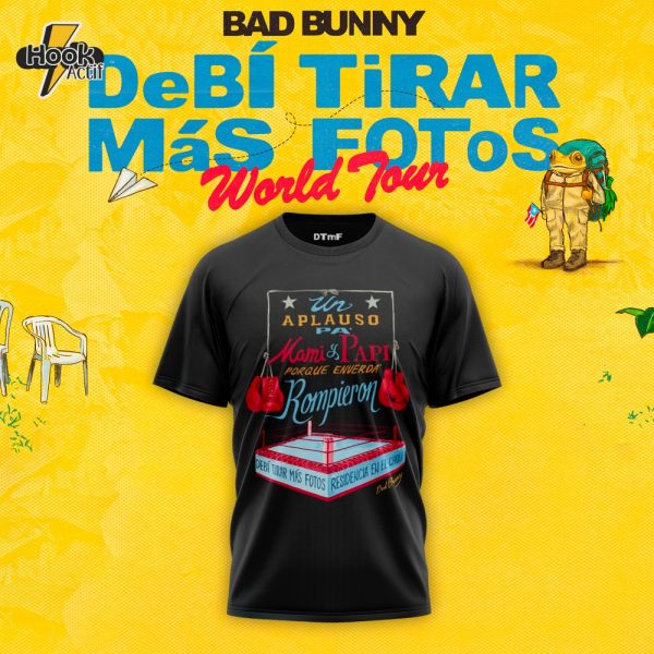 Bad Bunny Debió Tirar Más Fotos  Black Boxing Tee