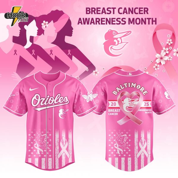 Baltimore Orioles MLB x Breast Cancer Awareness Month Jersey 2025