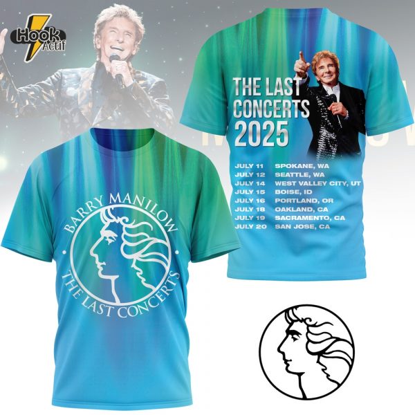 Barry Manilow The Last Concerts 2025 Limited Edition Shirt