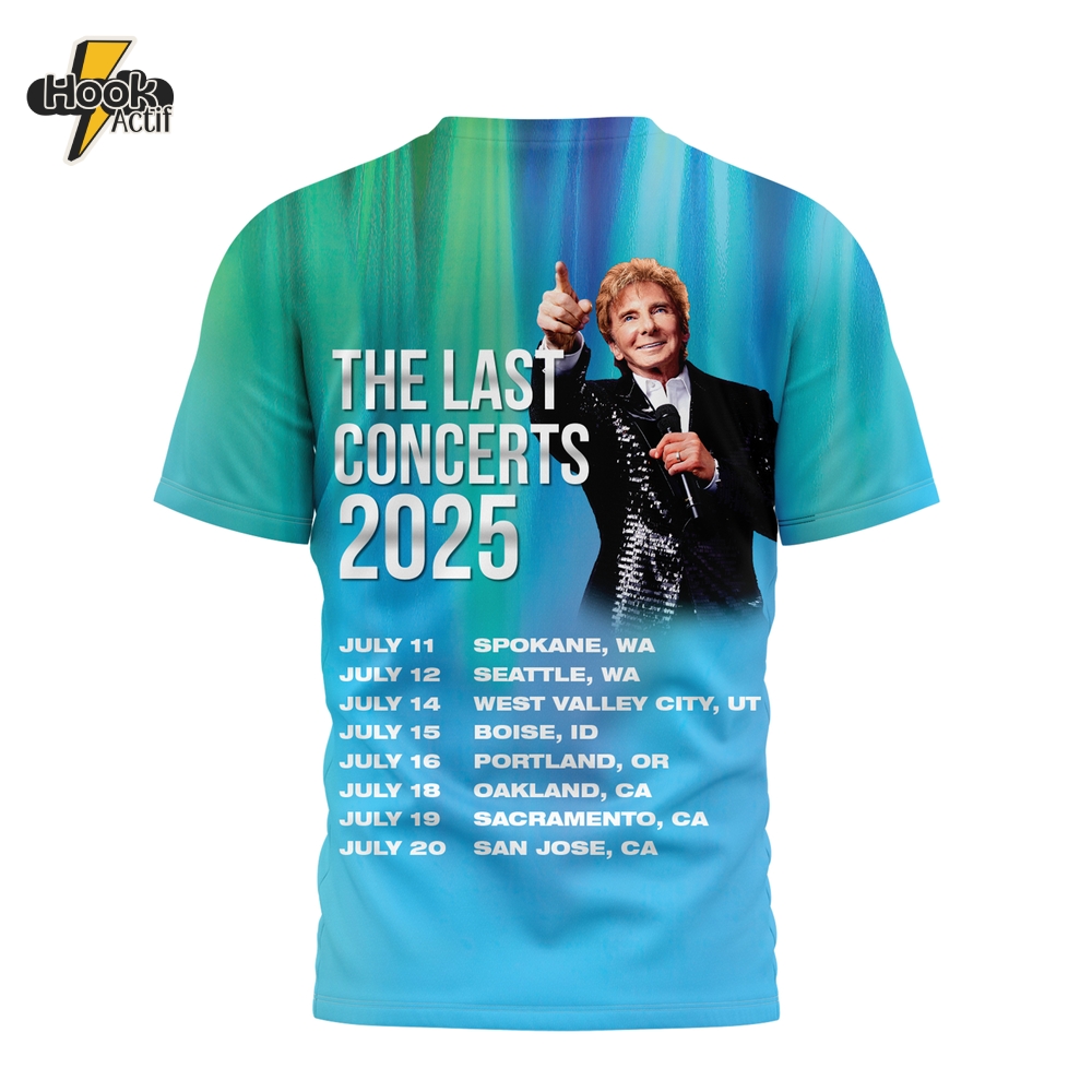 Barry Manilow The Last Concerts 2025 Limited Edition Shirt Barry Manilow The Last Concerts 2025 Limited Edition Shirt