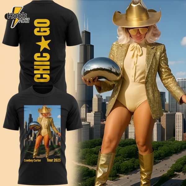 Beyonce Cowboys Carter Tour x Chicago 2025 Shirt