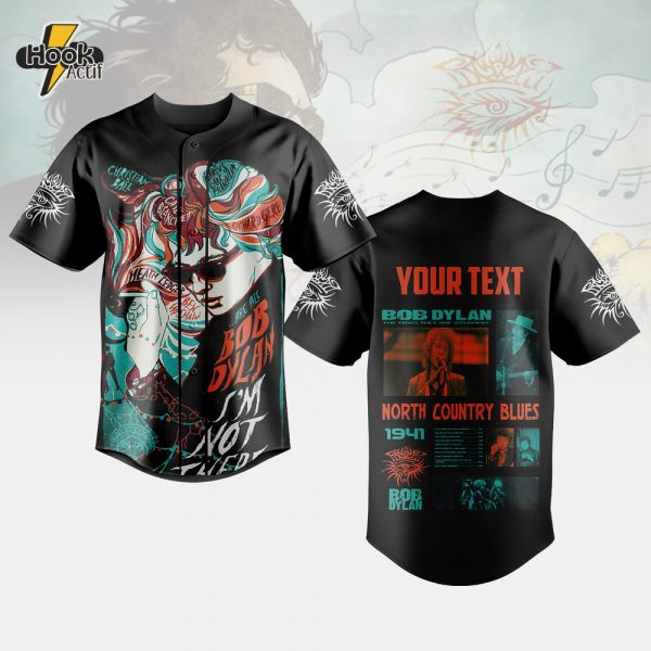Bob Dylan New 2025 Your Text Baseball Jersey