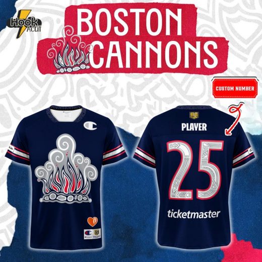 Boston Cannons Indigenous Heritage Custom Foootbal Jersey