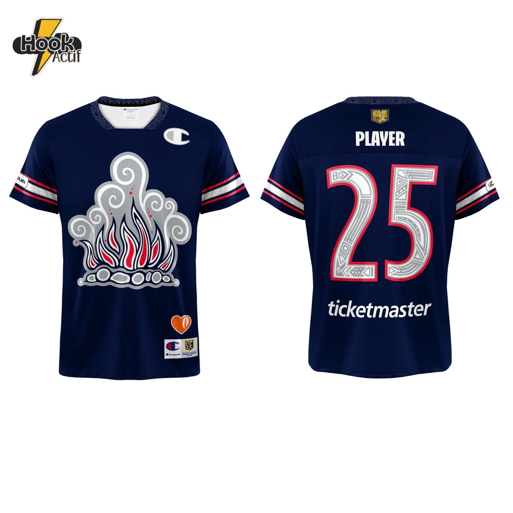 Boston Cannons Indigenous Heritage Custom Foootbal Jersey Boston Cannons Indigenous Heritage Custom Foootbal Jersey