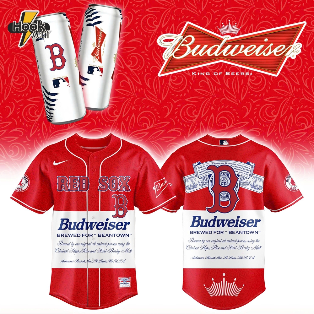 Boston Red Sox x Budweiser Version 2025 Special Baseball Jersey Boston Red Sox x Budweiser Version 2025 Special Baseball Jersey