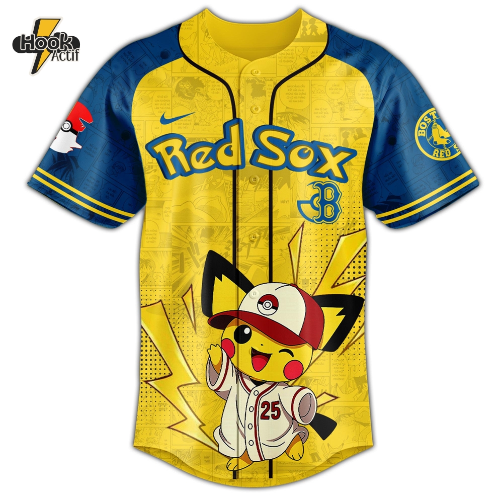 Boston Red Sox x Pokémon GO Night 2025 Limited Edition Jersey Boston Red Sox x Pokémon GO Night 2025 Limited Edition Jersey