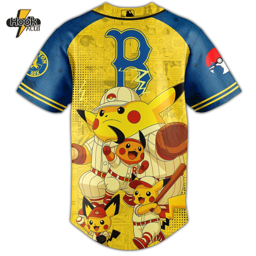 Boston Red Sox x Pokémon GO Night 2025 Limited Edition Jersey Boston Red Sox x Pokémon GO Night 2025 Limited Edition Jersey
