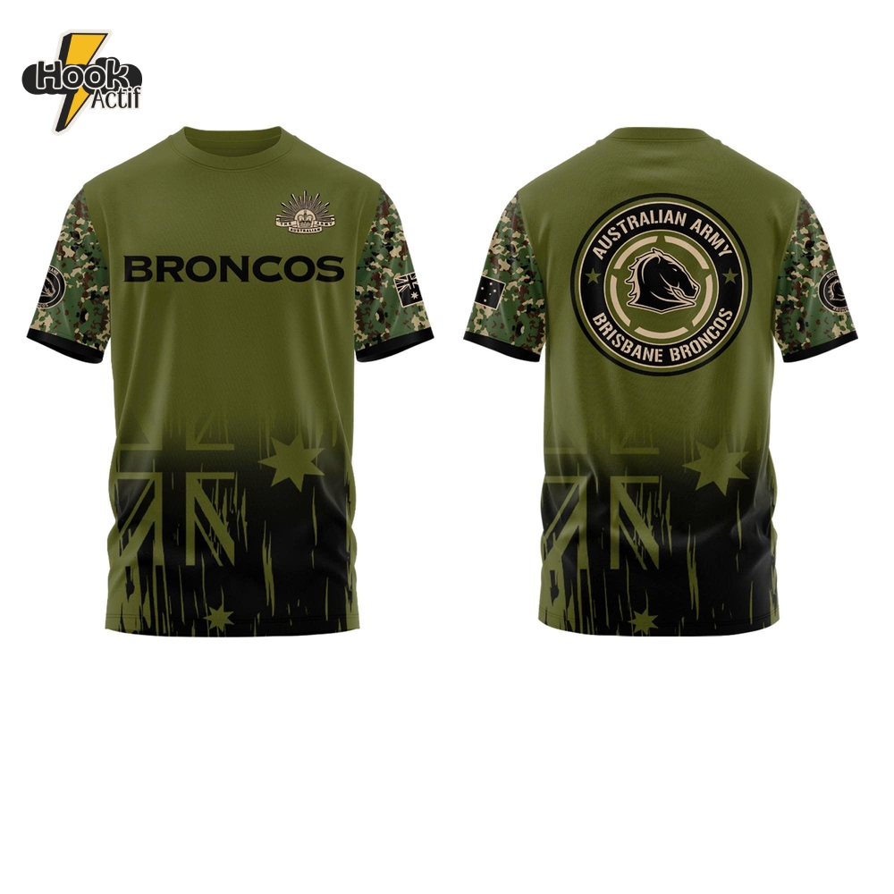 Brisbane Broncos NRL x Australian ARMY Limited Shirt Brisbane Broncos NRL x Australian ARMY Limited Shirt
