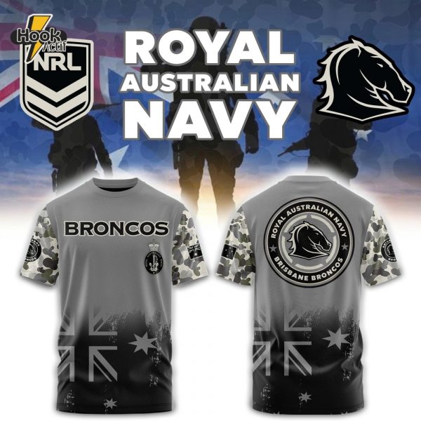 Brisbane Broncos NRL x Royal Australian Navy Limited Shirt