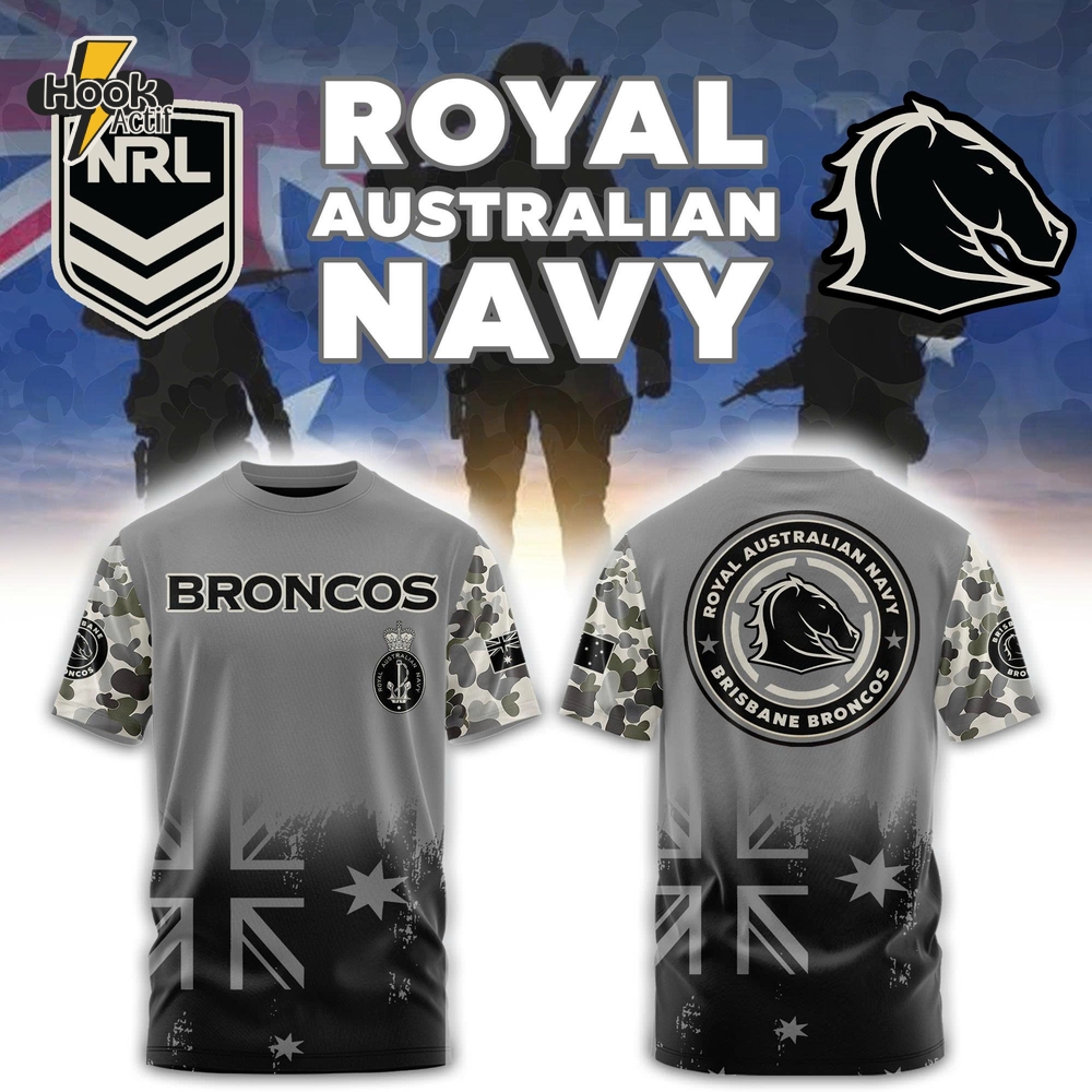 Brisbane Broncos NRL x Royal Australian Navy Limited Shirt Brisbane Broncos NRL x Royal Australian Navy Limited Shirt