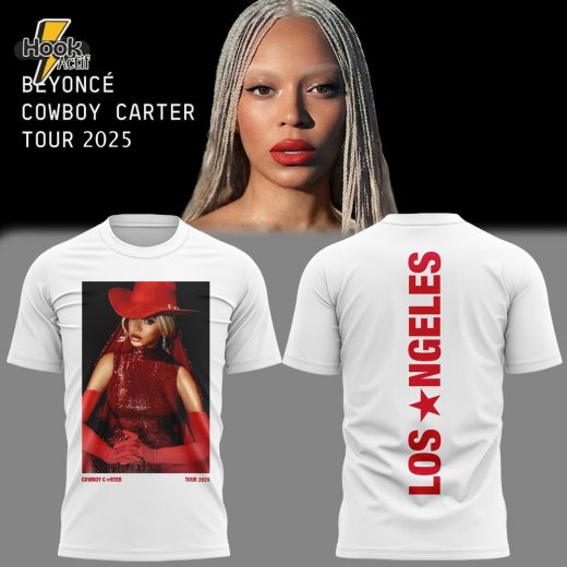 COWBOY CARTER Tour Beyoncé x Los Angeles Limited Edition 2025 T-Shirt - White