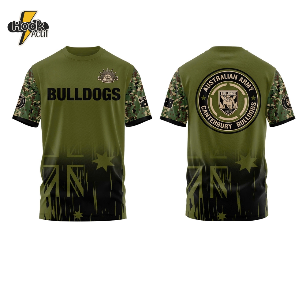 Canterbury Bulldogs NRL x Australian ARMY Limited Shirt Canterbury Bulldogs NRL x Australian ARMY Limited Shirt