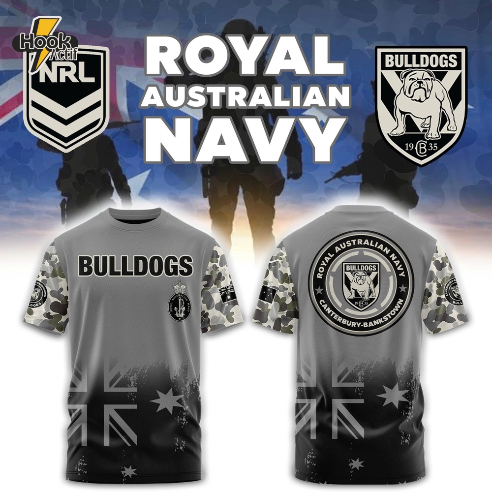 Canterbury Bulldogs NRL x Royal Australian Navy Limited Shirt Canterbury Bulldogs NRL x Royal Australian Navy Limited Shirt